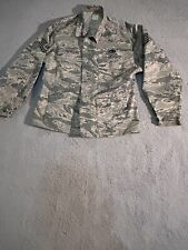 US Air Force Mens Utility Coat Camouflage Jacket Size 44 Short W Tech SGT Strip picture