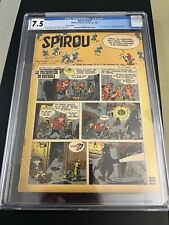 Spirou #1072 7.5 CGC CR-OW - 2nd Appearance Smurfs picture