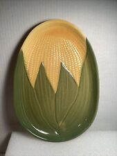 Vintage Shawnee Pottery Corn King Corn Queen Serving Platter #96 11 1/2