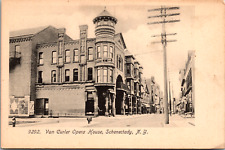Vintage C 1906 Street View Van Curler Opera House Schenectady New York  Postcard picture