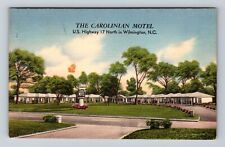 Wilmington NC-North Carolina, Carolinian Motel, Advertising Vintage Postcard picture