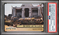 2023 TOPPS NOW STAR WARS THE MANDALORIAN DIN GROGU AND DIN DJARIN PSA 8 picture