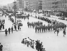 Harlem s own 369th Regiment marches in a welcome-home parade after .. Old Photo picture