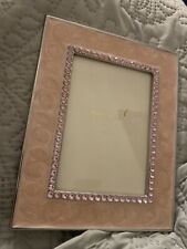 Papyrus Marquetry Exquisite Pink Lacquered And Trimmed Photograph Frame 5x7 picture