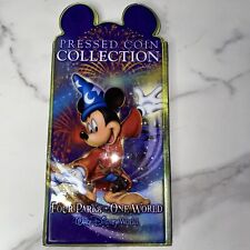 Disney Four Parks + One World Pressed Coin Penny Book Coin Album With 30 Pennies picture
