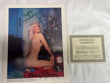 Bunny Yeager Autograph 11x14 Christmas (1965) Rare Color Photo *VINTAGE* picture