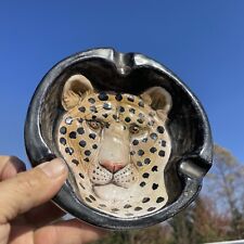 Leopard Jaguar Cougar Cheetah Ash Tray Pipe Smoker Cigarette ITALY Made❤️blt11m1 picture