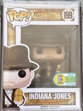 Funko Pop Indiana Jones #199 SDCC 2016 LE Exclusive in hard case POP STACK picture