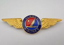 Rare Vintage Alaska Airline Gold Captain Wing 3.25