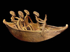 Canoe Dogon The Dogon are a people  brass in West-Africa Fetish Figure-4126 picture