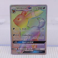 A7 Pokémon Card TCG Sun and Moon Base Set Umbreon GX Secret Rare 154/149 picture