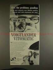 1959 Voigtlander Vitomatic Camera Ad - Kiss Goodbye picture