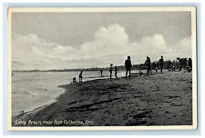 1942 Long Beach Near Port Colborne Ontario Canada Postage Due Postcard picture
