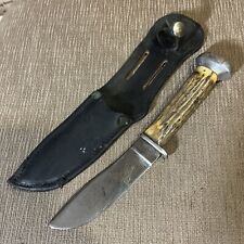 Early, Vintage 1930's, Remington - Dupont, RH-UMC 320 Model, Stag, Sheath picture