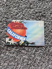 Vintage 1940's Souvenir Fold-Out Postcard Booklet - Sunny Southern California picture