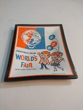 Rare 1961-63 New York World's Fair small glass tray - Houze Art Plates twins  NY picture