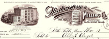 1909 LITTLE FALLS MINNESOTA NORTHWESTERN MILLING CO FLOUR BILLHEAD INVOICE Z662 picture