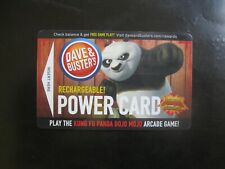 Dave and Busters Used Power Card Kung Fu Panda picture