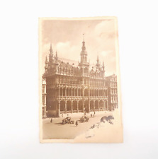 Photo Postcard Grand-Place Brussels Belgium Town Hall B.F. Thierry RPPC Unposted picture