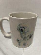 Vtg Bishon Coffee Mug From Free time 1996 picture