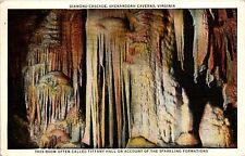Diamond Cascade Shenandoah Caverns Quicksburg Virginia VA Vintage Postcard L61 picture