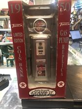 GEARBOX Tokheim 1950's SUPER SHELL Gas Pump Coin Bank,  MINT IN BOX , NEW picture