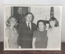 Ted Kennedy Photograph On Plastic frame 8”x10” picture