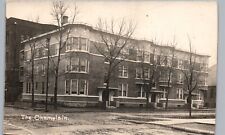 CHAMPLAIGN APARTMENTS chicago il real photo postcard rppc chatham southside rare picture