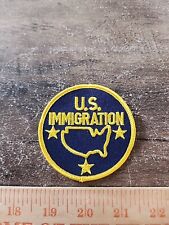 Vintage US Immigration Sew On Patch  picture