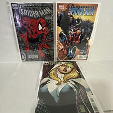SPIDER-MAN #1 McFarlane Torment 1990 Silver Variant + 2022 # 1 and 2003 # 1 picture