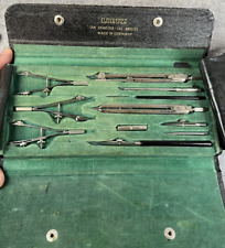 Vintage LIETZ 1969 Drafting Tool Kit Set in Case, Made in Germany picture