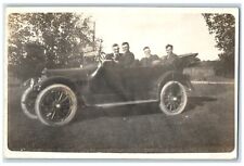 c1910's Joy Ride In Car Muscoda Wisconsin WI RPPC Photo Antique Postcard picture