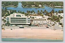 Postcard The Marlin Beach Hotel Fort Lauderdale Florida 1966 picture