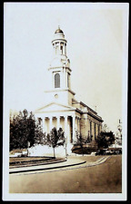 RPPC 1924-1949 AZO Real Photo Postcard National City Christian Church DC picture