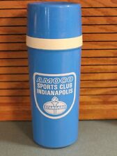 Amoco/Standard Sports Club Indianapolis Hot/Cold Blue Thermos Gas Station Adv. picture