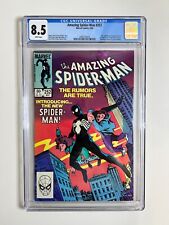 Amazing Spider-Man 252 CGC 8.5 White Pages 1st Black Costume Marvel 1984 picture