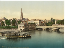 Metz. Virgin Defense and Central Bridge. Vintage PZ Photochromy Photochromy, Wine picture