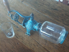 ARCADE CRYSTAL # 3 WALL COFFEE GRINDER WITH ORIGINAL  CATCH GLASS picture