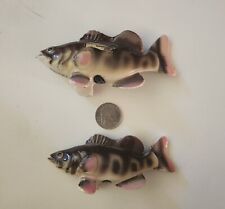 Vintage Relco Small Mouth Black Bass Salt & Pepper Shakers - Made In Japan  picture