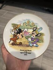 Disney Vintage Mickey Mouse Minnie Mouse “Nifty Fifties” Disney Parks Plate picture