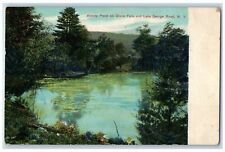 1912 Bloody Pond On Glen Falls And Lake George Road New York NY Posted Postcard picture