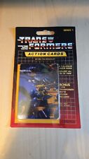 1985 Hasbro Transformers Action Cards Sealed Pack - Energy Wasteland on top picture