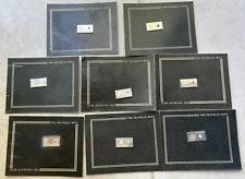 Lot Of 8 Franklin Mint Sterling 925 Ingots Gemstones Of The World Sealed Africa picture