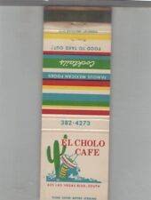 Matchbook Cover El Cholo Cafe Las Vegas, NV picture