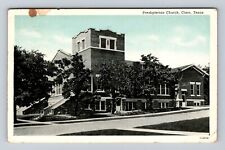 Cisco TX-Texas, Presbyterian Church, Religion, Antique, Vintage c1950 Postcard picture