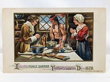 Artist Schmucker Native American 'Peace Dinner' Antique Postcard Winsch 1912 picture