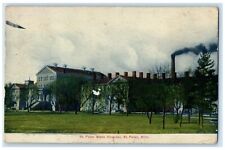 1908 St. Peter State Hospital Building Smoke St. Peter Minnesota MN Postcard picture