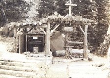 RPPC FOREST CHAPEL TWIN LAKES POSTCARD MAMMOTH CALIFORNIA UNPOSTED  TAMARACK picture