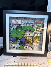 Marvel Comics The Incredible Hulk 3-D Lenticular Framed Wall Art Picture Action picture