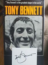 SUPERB SIGNED Card by TONY BENNETT Legendary American Singer Excellent item  picture